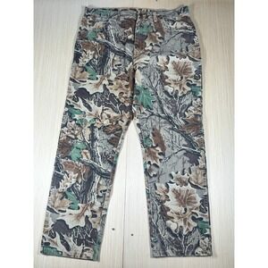 Men Pants 40x32 Multicolor Wrangler Cotton 5-Pocket Straight Leg Zip Fly Hunting